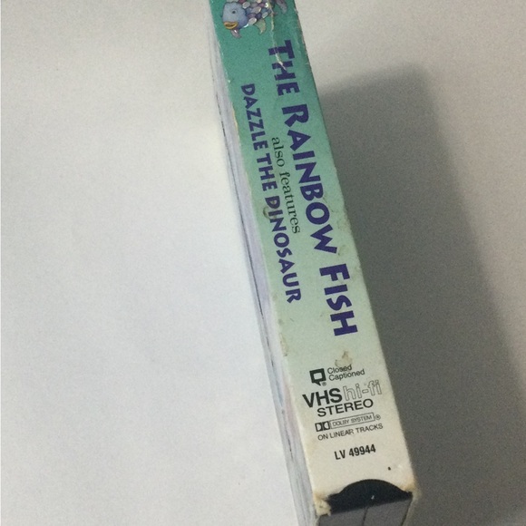 The Rainbow Fish Also Features Dazzle The Dinosaur Pre-Owned VHS Tape - Picture 3 of 7